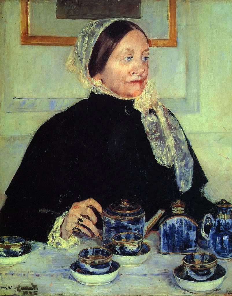 Mary Cassatt - 212, Signora alla tavola da tè 1883, Metropolitan Museum of Art, New York